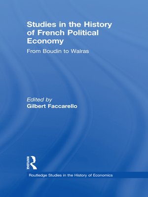 cover image of Studies in the History of French Political Economy